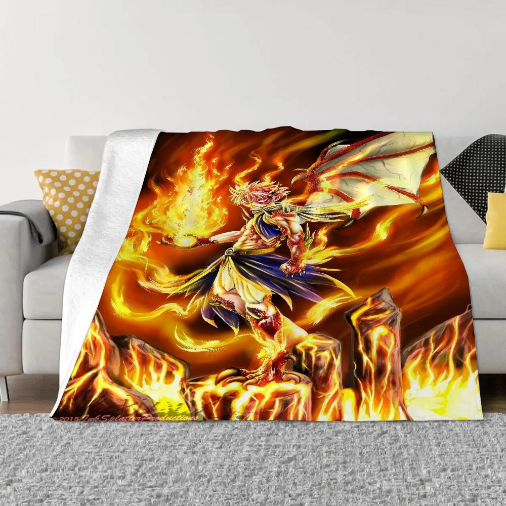 Одеяло из кораллового флиса Fairy Tail King Size, пушистые, мягкие, одеяла и пледы, роскошное постельное белье, вязаное плед, домашний интерьер