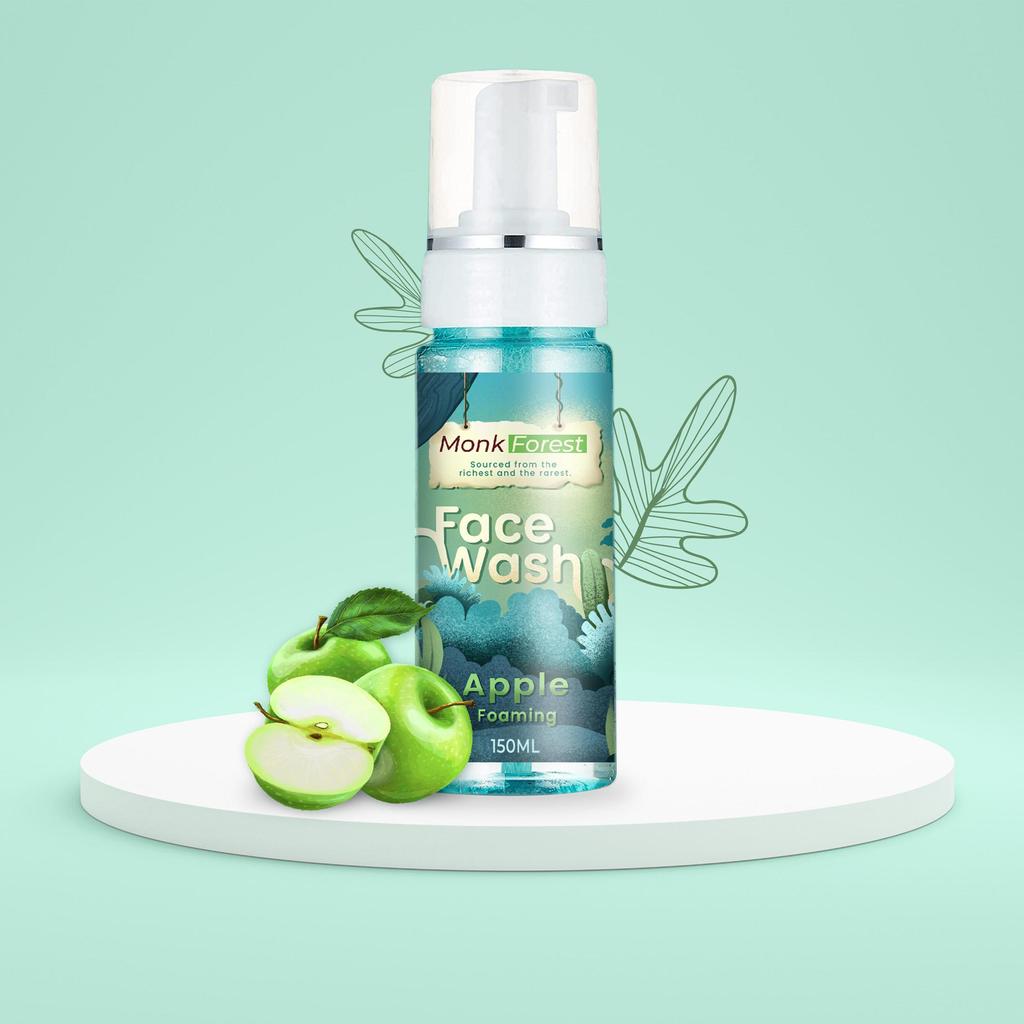 Monk Forest Organic Green Apple Пенящаяся пенка для умывания без сульфатов и парабенов