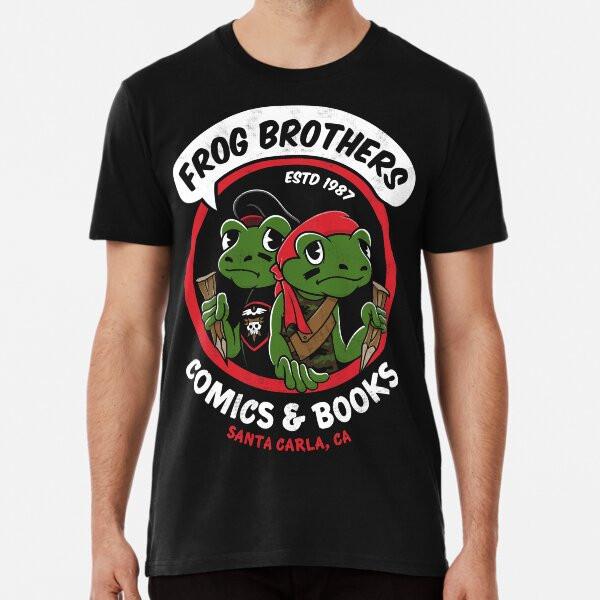 Frog Comics and Books - Vintage 80's Vampire HT-Shirt S-5XL Best T-Shirt