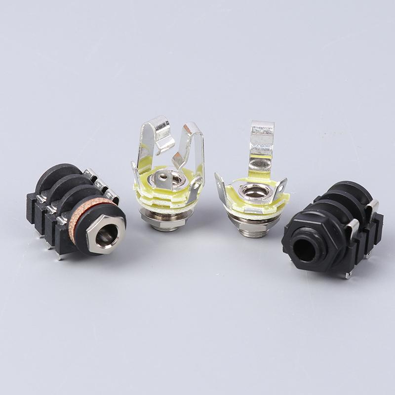 Rean Trs Стерео 6,35 мм Металлический Гнездо 3 Контакта Nys230 Аудио Разъем для Панельного Монтажа 1/4" Ts Моно Разъем Разъем для Печатной Платы Nys215