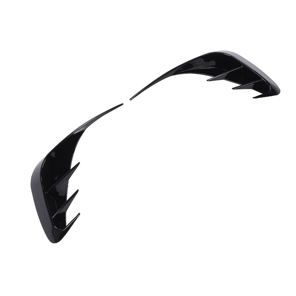 Пара спойлеров на боковые вентиляционные отверстия заднего бампера, глянцево-черные, спортивный вид, аэродинамические для универсала 3 серии G21 M