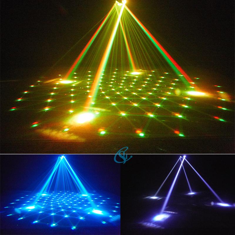 Светодиодные огни DJ Диско Вращающаяся голова Лазер 80 Вт Вращающаяся голова Стробоскоп Лучевой свет Цветной Эффект магического шара Бар Клуб Мероприятие
