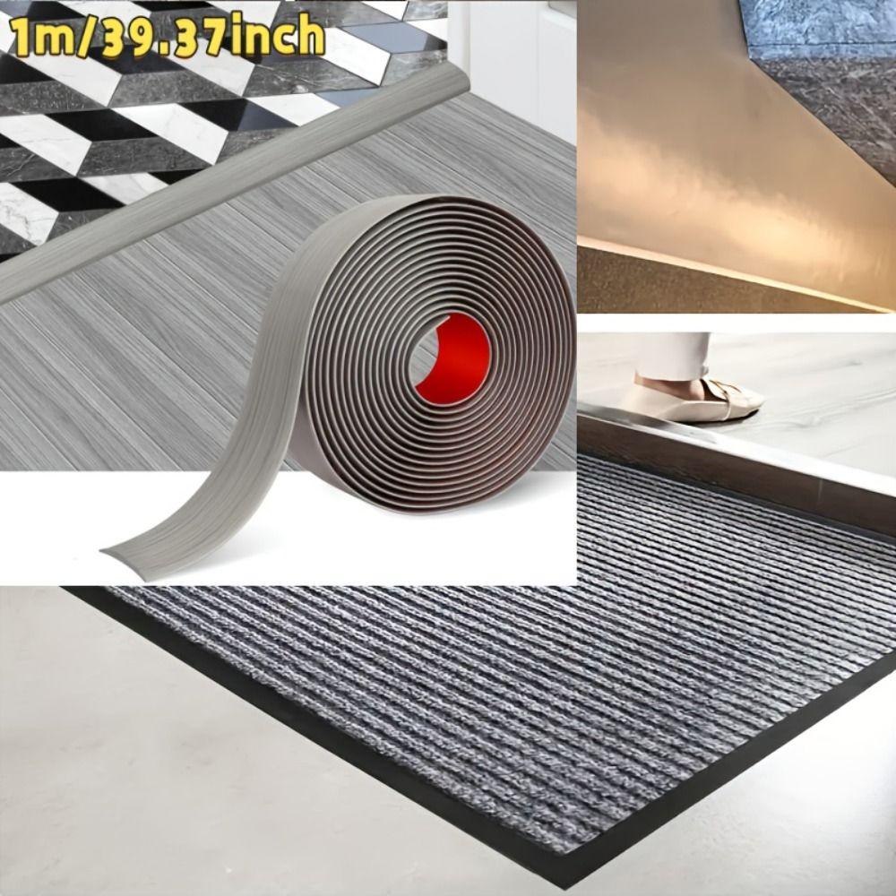 Wood Like Self Adhesive Floor Transition Strip Windproof Door Seal Edge Sealing