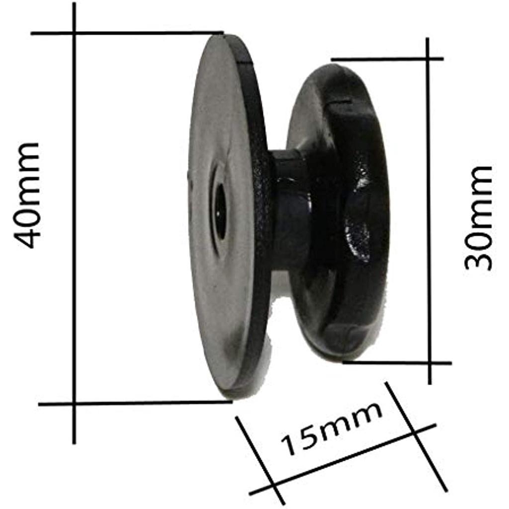Круглые пластиковые крепежные пуговицы из 20 штук с винтами для крепления сеток и чехлов прицепа