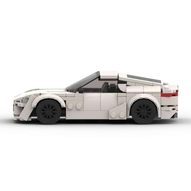 Креативный гоночный автомобиль MOC Кирпичи Мини-частицы Спортивный автомобиль Строительные блоки DIY Головоломка Подарок для Детей Взрослых
