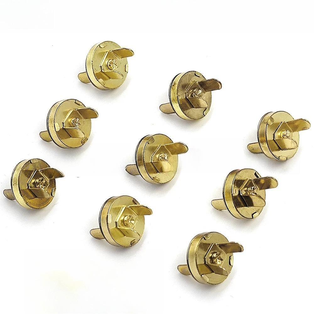 10 комплектов/лот Магнитные кнопки Застежки Кнопки Сумка Кошелек Кошелек Сумки для рукоделия Части Аксессуары Адсорбционная пряжка 14 мм