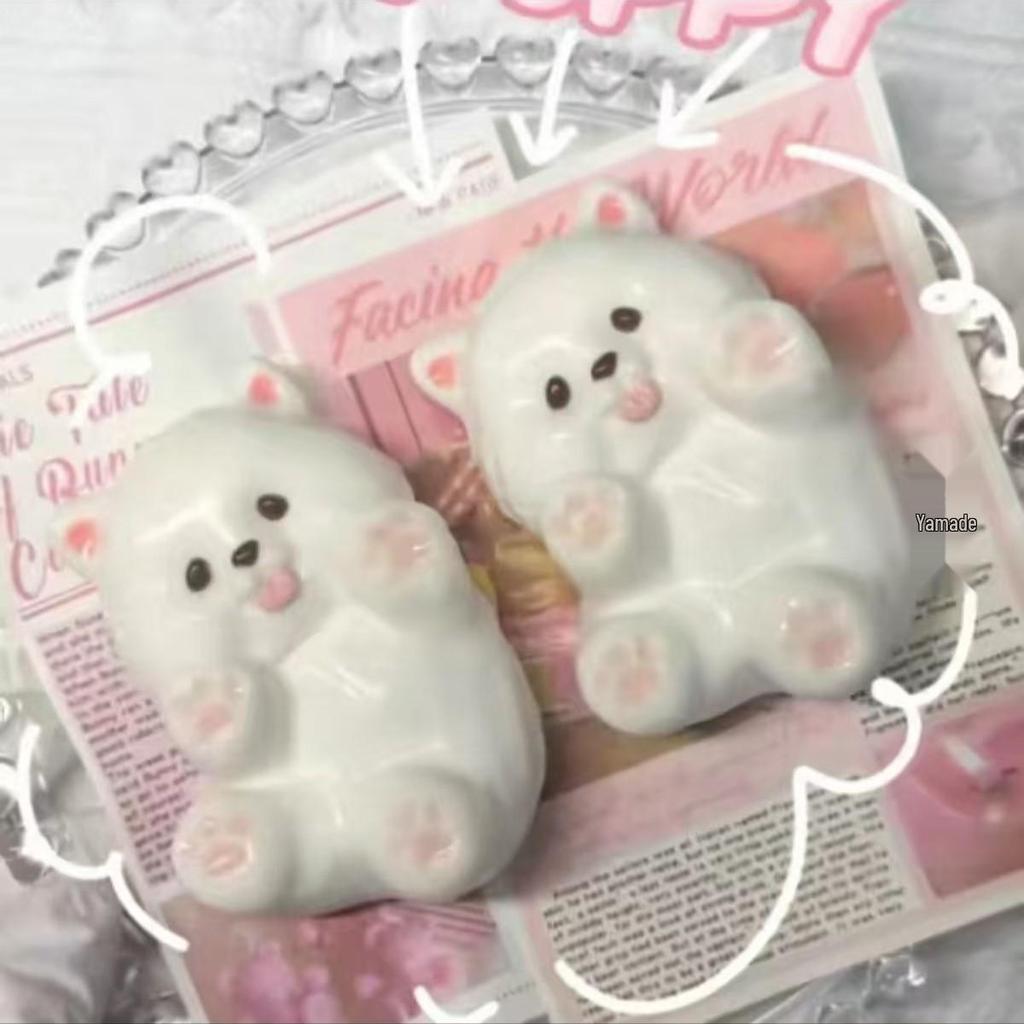 Xiaohongshu Style Salted Egg Yolk Rice Ball Simulated Food TPR Squeeze Toy