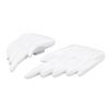 2 пары крыльев для обуви, белые, моющиеся, из АБС-пластика, с пряжкой, аксессуар для крепления обуви для украшения