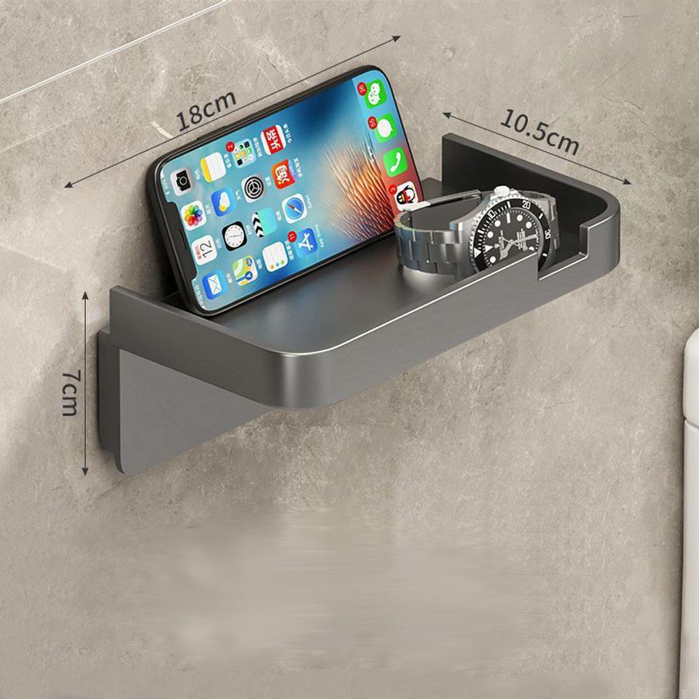 Вешалка для салфеток Держатель для рулонов туалетной бумаги Стеллаж для хранения принадлежностей для ванной комнаты Без перфорации Настенная стойка для хранения бумажных полотенец