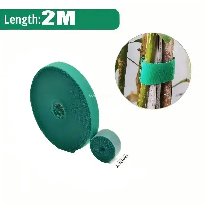 Самоклеящиеся нейлоновые стяжки для растений Садовый шпагат Бинт для растений Крючок-петля Виноградная обертка Поддерживающая лента Садовые крепежные полоски Кабельная стяжка