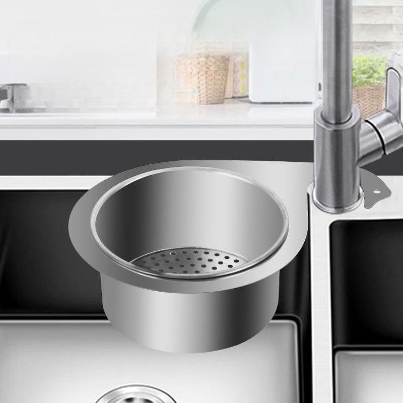 Swan Water Filter Basket, Stainless Steel Sink, Draining Basket, Kitchenware Storage Basket, Hanging Draining Rack, Sink Storage Rack