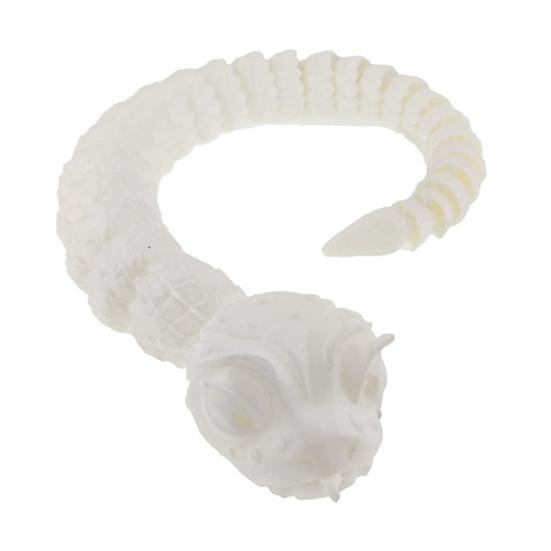 Игрушка змея, напечатанная на 3D-принтере, шарнирное украшение в виде змеи, гибкая игрушка-змея, украшение в виде животного для снятия стресса, подарок для взрослых