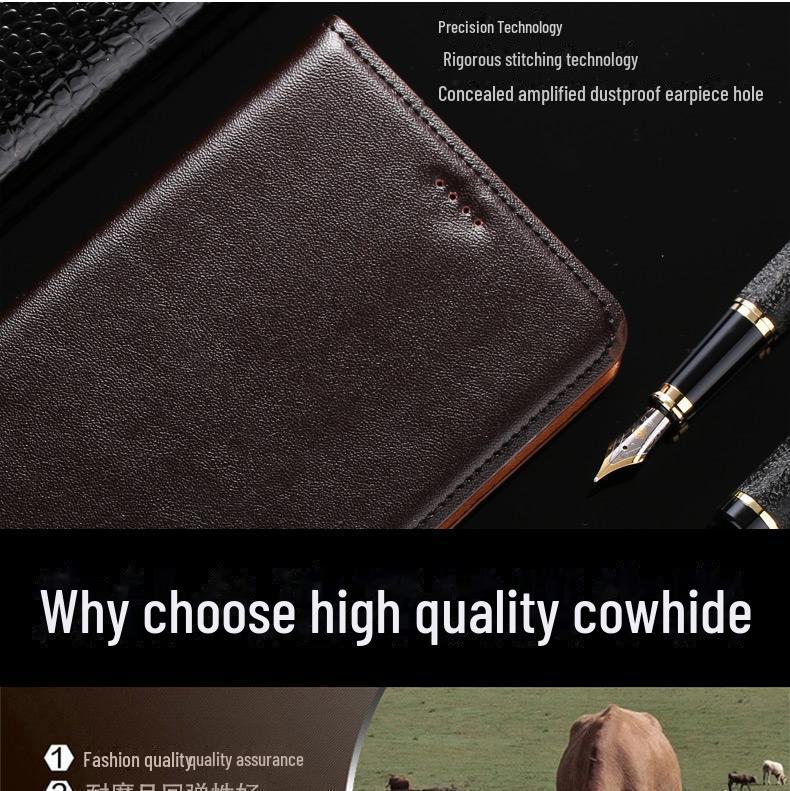 Кожаный чехол-раскладушка Nubia Red Magic 10Pro+ для Red Magic 9S, 8, 7 и 6