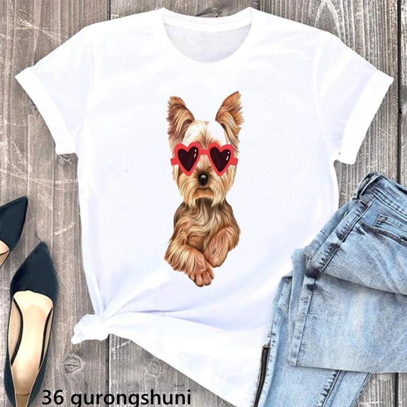 Schnauzer Lover Dog Animal Print Tshirt Graphic Tees Unisex Clothes Funny T Shirts Harajuku Shirt Tumblr Tops Tee