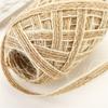 0.5mm Wedding Decor Lace Rustic Ornament Jute Burlap Rolls Trims Tape Hessian Ribbon Fish Silk Rope