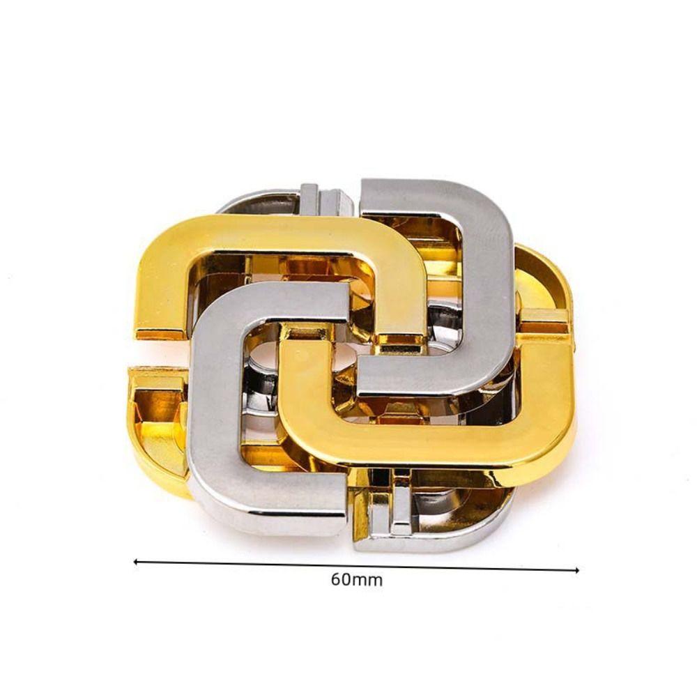 Luban Lock цинковый сплав головоломка игрушки разблокировать игрушка Luban Lock головоломка игрушка для детей