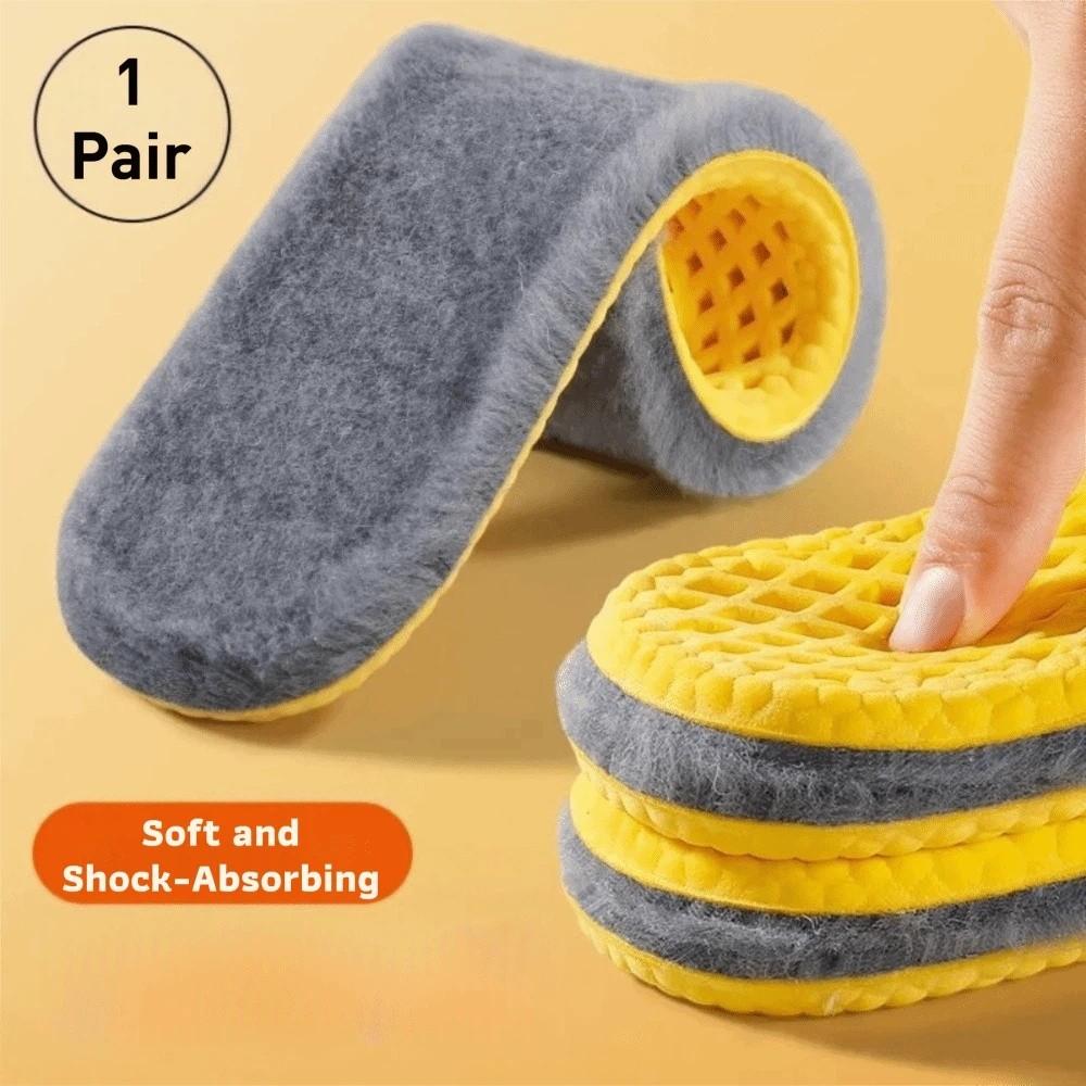 Самоподогревающиеся стельки для сноубордических ботинок из кашемира, утолщенные, термостельки для обуви, мягкие, теплые, плюшевые стельки, мужские