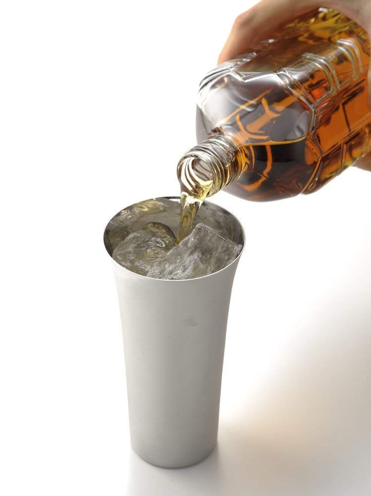 Yoshikawa Tumbler Silver 435ml 1pcs Polishing Syndicate YJ1305 Highball/Beer