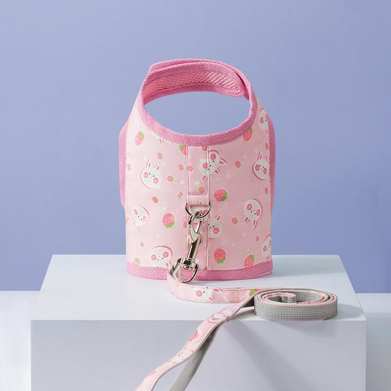 Кошачий поводок жилетного типа, защита от побега, для выгула, для маленькой собаки, поводок для собаки, для прогулок, для кошки, летний, для выгула, веревка для питомца