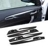 4 Pcs Carbon Fiber For BMW New X1 F48 2016-2018 ABS Plastic Interior Door Decoration Strips Cover Trim For BMW X2 F47