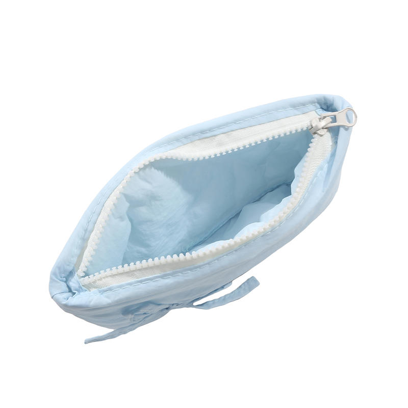 Косметичка из плотного хлопка, стеганая с бантом, коробка для ручек из перцовой одежды