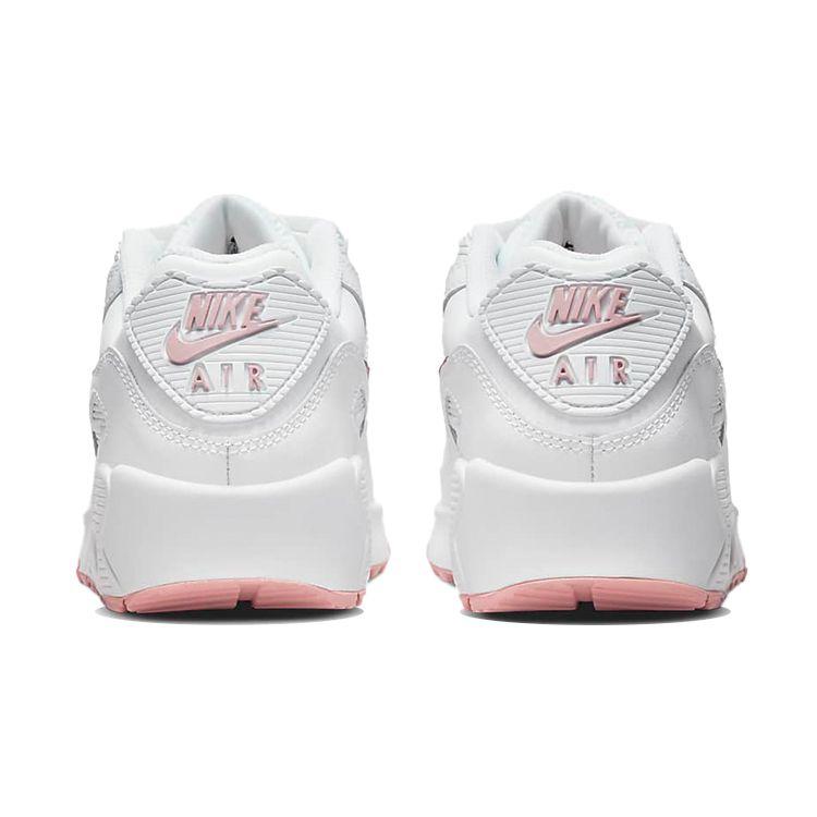Nike Кроссовки Air Max 90 Leather GS White Pink Glaze для детей CD6864-115