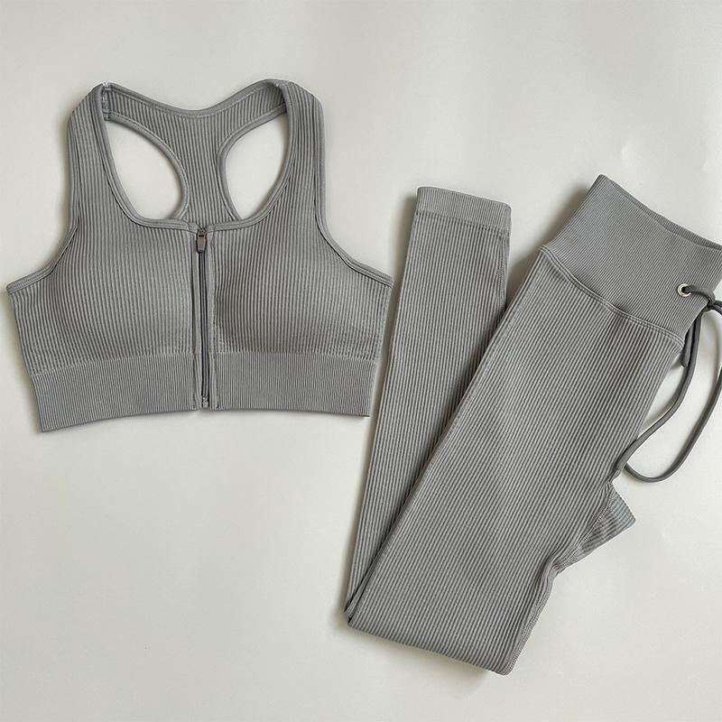 Women's Tracksuit Seamless Yoga Set Workout Sportswear Gym Clothing Fitness Sports Suits