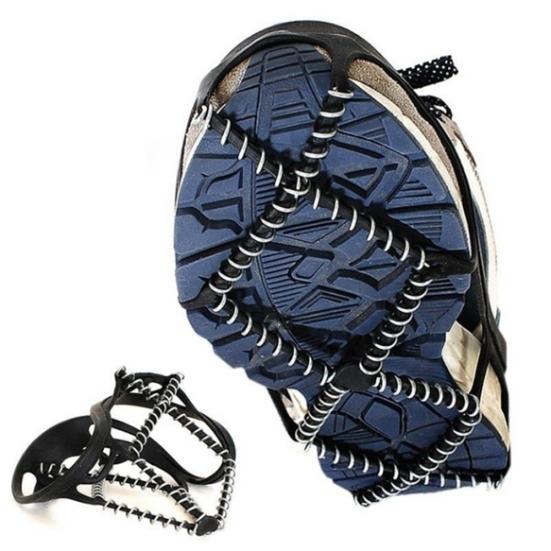 1Pair Outdoor Sports Shoe Cover Non-slip Crampons Ice Grip Walk Traction Cleats