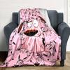 Courage Print Flannel Blanket High Quality Warm Comfortable Cover for All Seasons Perfect for Gifts Home Decor