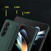 Противоударный чехол для Samsung Galaxy Z Fold 5, складной чехол для телефона с невидимым держателем для ручек, полная защита