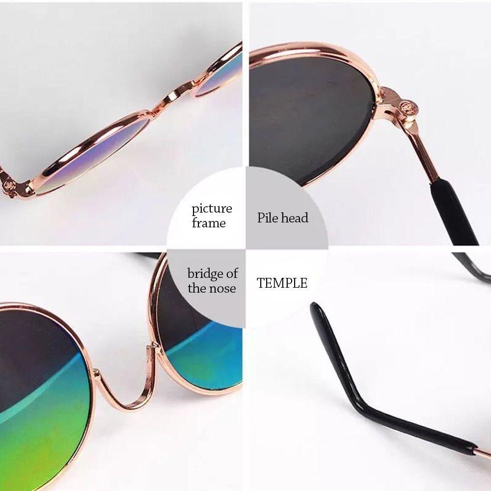 Разноцветные плюшевые очки для кукол Лабубу в круглой оправе, аксессуары для кукол Лабубу, игрушки для кукол