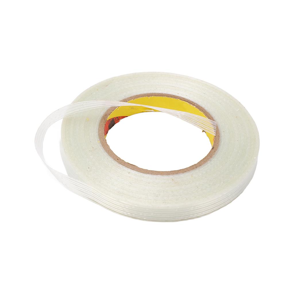 5Pcs Filament Strapping Tape Transparent Fiberglass Strong Tensile for Packing Sealing
