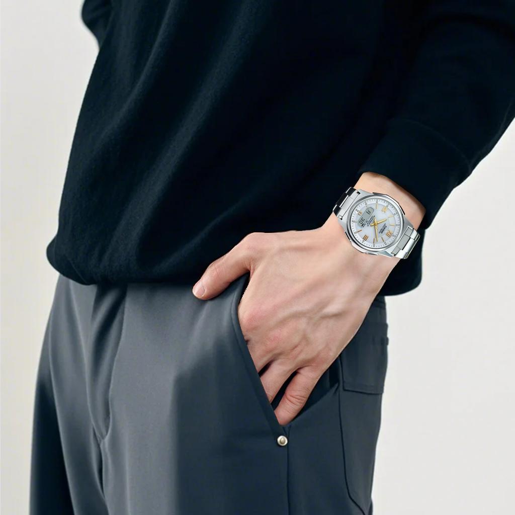 Casio Мужские синие часы WVA-M630D-7A2JF
