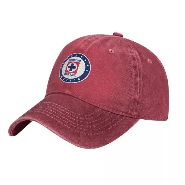 Новая Бейсболка Футбольного Клуба Cruz Azul для Мужчин Хлопковые Шляпы Регулируемая Кепка Модная Повседневная Кепка Кепка Водителя Грузовика