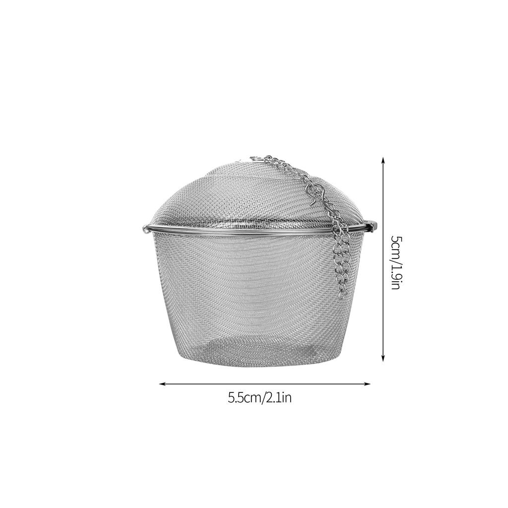 Stainless Steel Mesh Tea Ball Strainer Filters Tea Interval Diffuser For Loose Leaf Tea Herbal Spices Seasonings