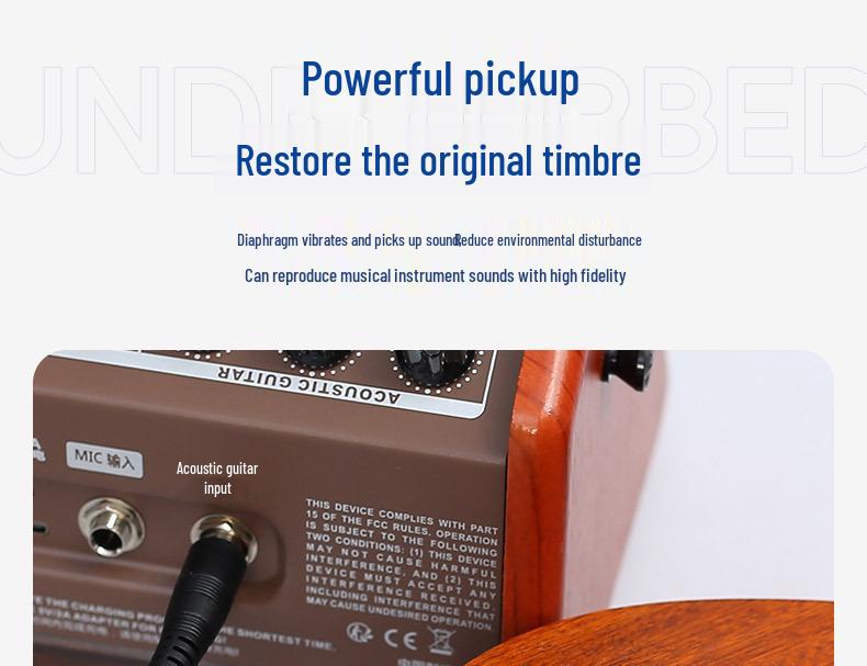 Многофункциональный звукосниматель AD35 для укулеле, скрипки, эрху, гучжэна, циня, янциня и классических деревянных гитар