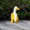 Resin Lawn Office Patio Home Garden Weird Gifts Banana Duck Ornament Duck Sculpture Duck Statues