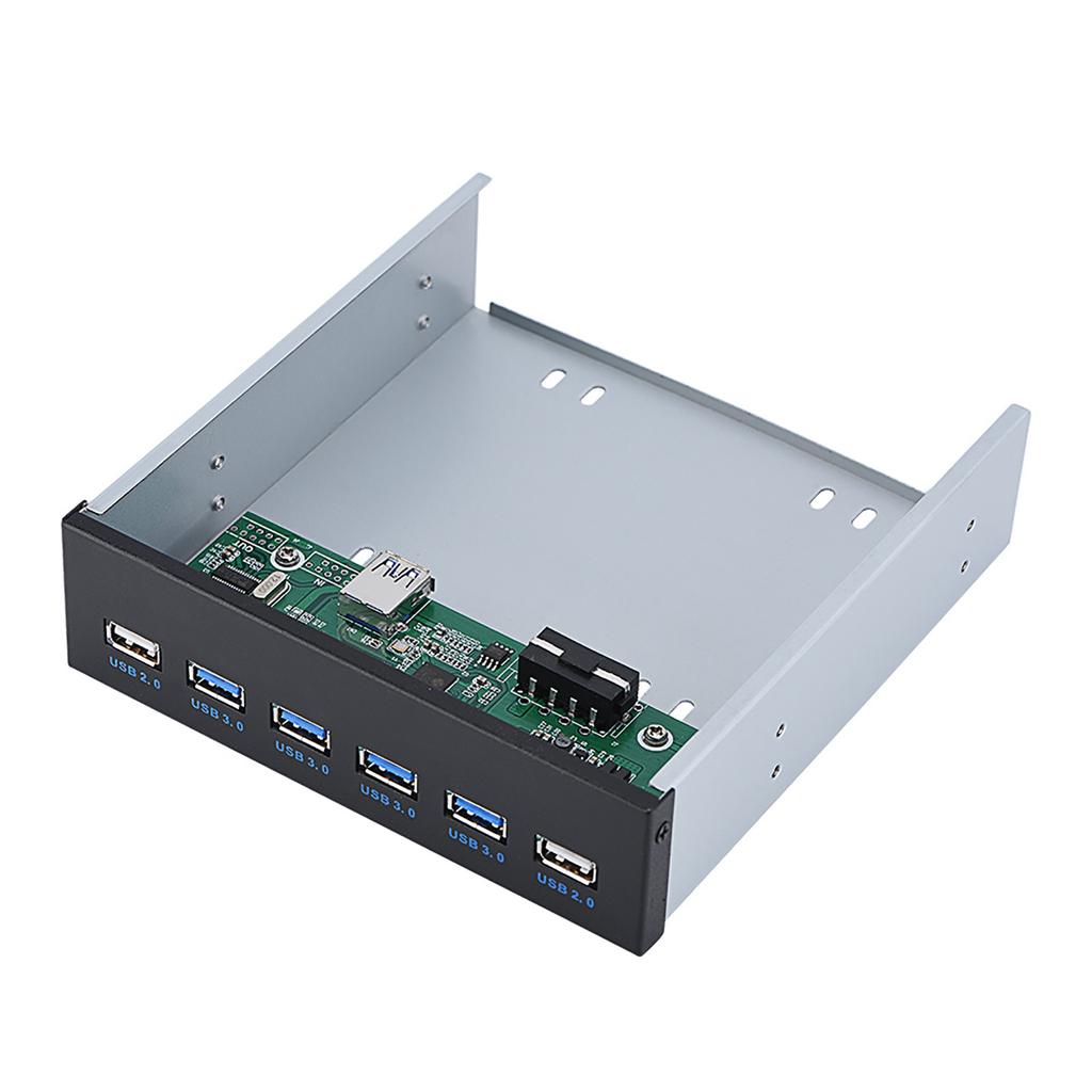 19-контактный разъем для 4 * USB3.0 + 2 * USB2.0 6 Интерфейсный USB-концентратор с металлической передней панелью