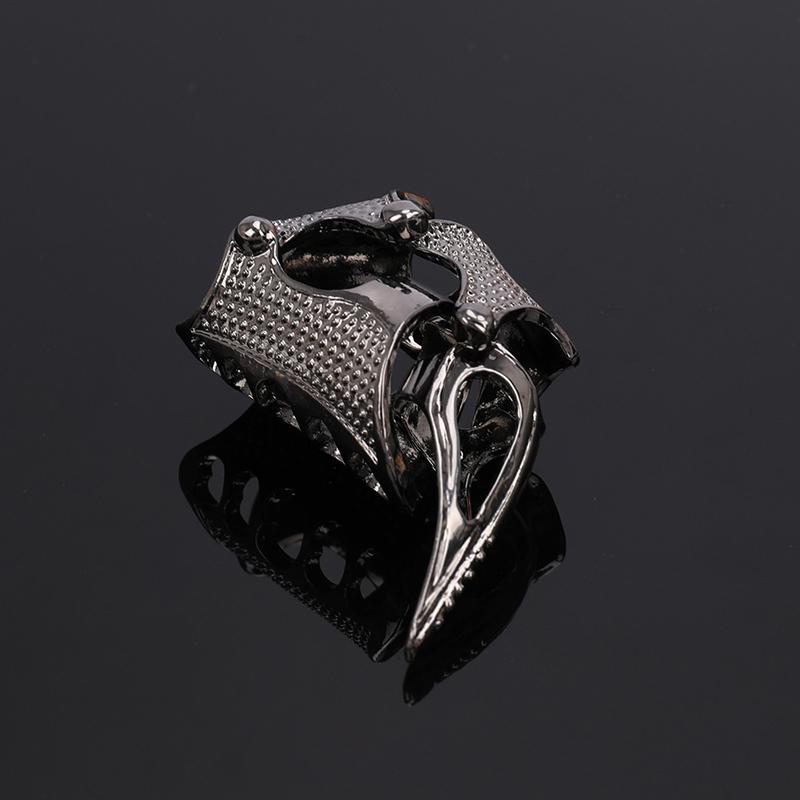 Панк-готический рок, прокрутка, суставная броня, металлическое кольцо на полный палец, золотое