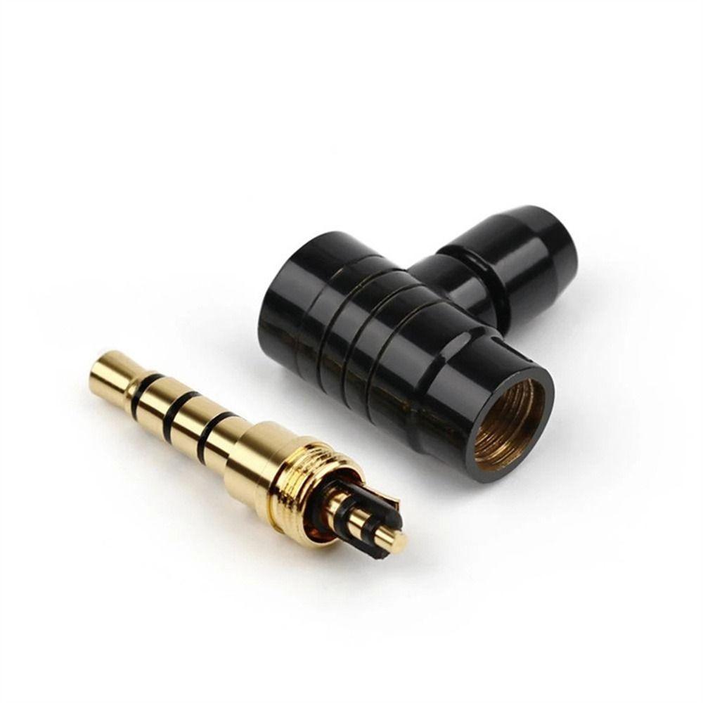 Conector Wire Connector 2 3 4 Poles L Type Audio Connectors 3.5mm Jack Plug 90 Degree Audio Adapter