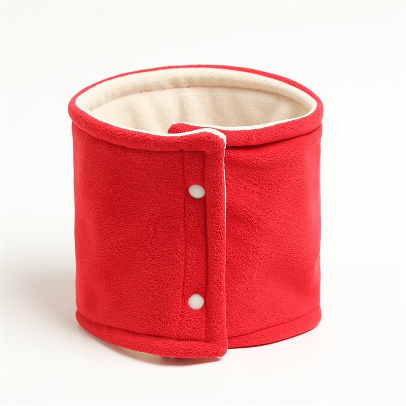 Двухслойный шарф, зимняя новая защита от тепла для мужчин и женщин, пуловер для шейного отдела позвоночника, шейный платок, однотонный шерстяной вязаный утолщенный шарф