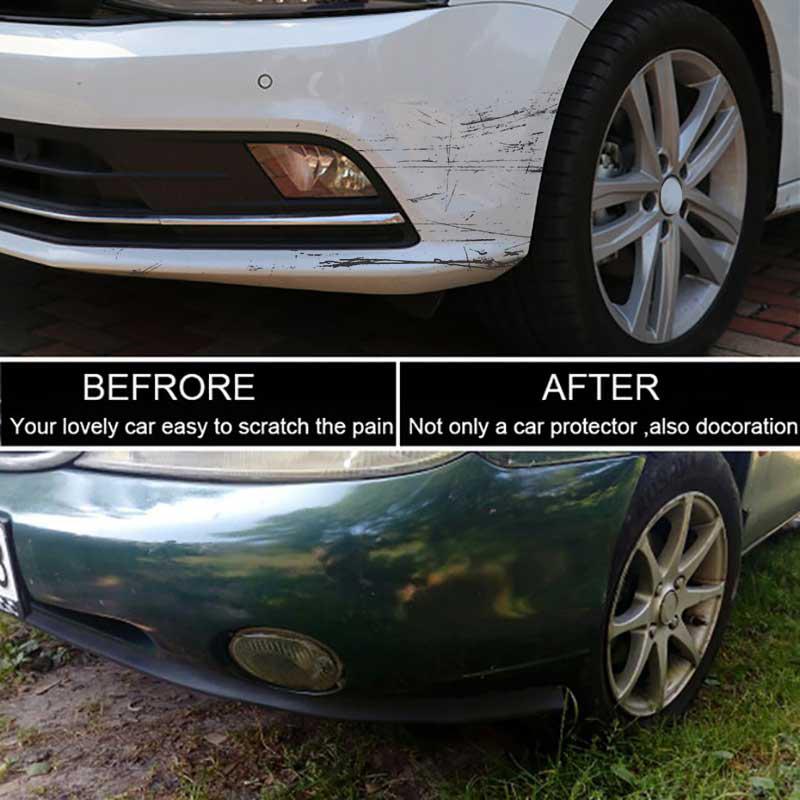 Универсальный автомобильный передний задний боковой бампер, разделитель губ, резиновая защита, спойлер для тела, резиновый автомобильный бампер для подбородка, губа