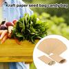100 шт. Миниатюрные коричневые крафт-бумажные пакеты, контейнеры для хранения семян, конверты для монет, ювелирные изделия, небольшие упаковочные мешочки для предметов