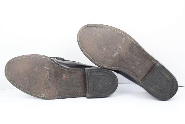 Regal Туфли-лоферы из натуральной кожи, размер 24.0 см, черные, рант Goodyear, классическая деловая обувь(ИСПОЛЬЗОВАЛ)