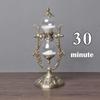 15/30 Minutes Hourglass Timer Golden Sand Clock Crafts Home Ornament  Office Desktop
