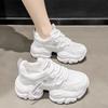 Обувь женская летняя обувь для папы женская 2025 новая обувь на платформе белые туфли дышащая сетка повседневная спортивная женская обувь