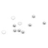 10pcs Watch Dial Dot Luminous Decorative Part Repair Kit Watch Luminous Beads for Night Silver