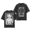 Anime Dragon Ball Cosplay Washed TShirt  Cotton Short Sleeve Top Casual Sports Fitness TShirt Mens Harajuku Clothing