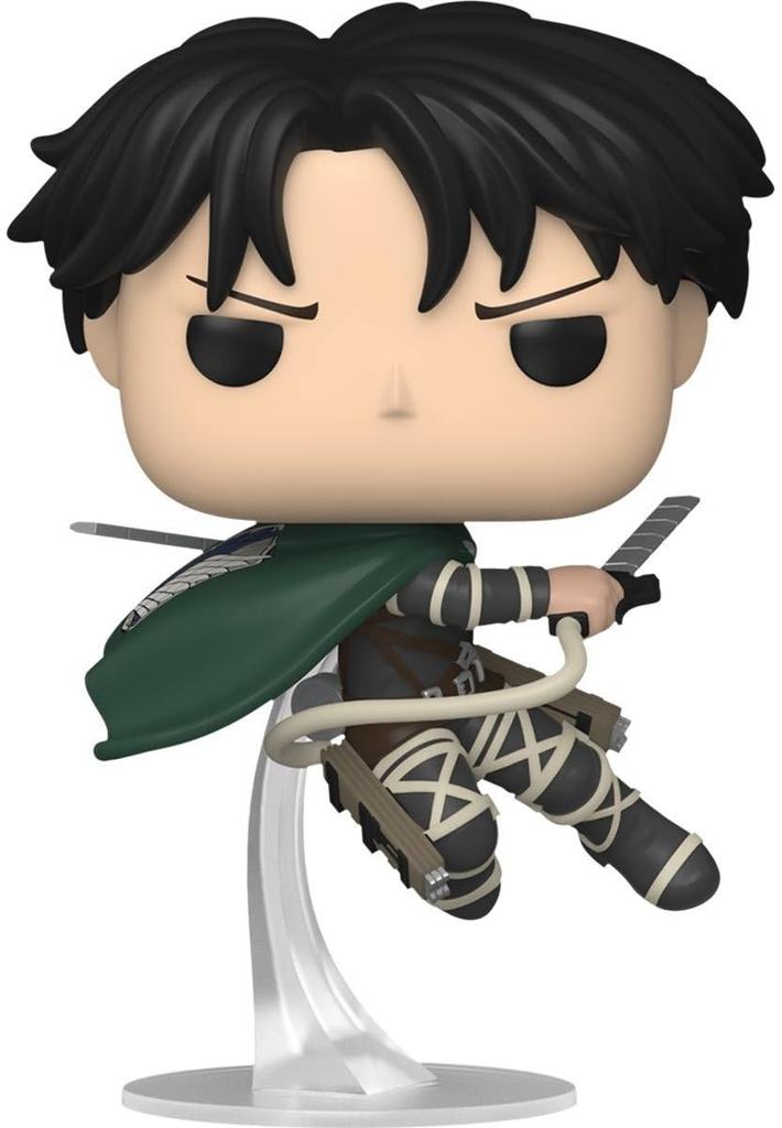 Funko POP Attack On Titan Captain Levi Ackerman Figure Anime (Final Season) (AAA Exclusive)