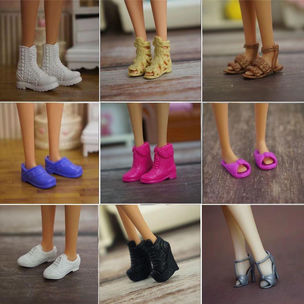 30cm High Heels Shoes Quality Super Model Boots New Doll Slippers  Doll Accessories